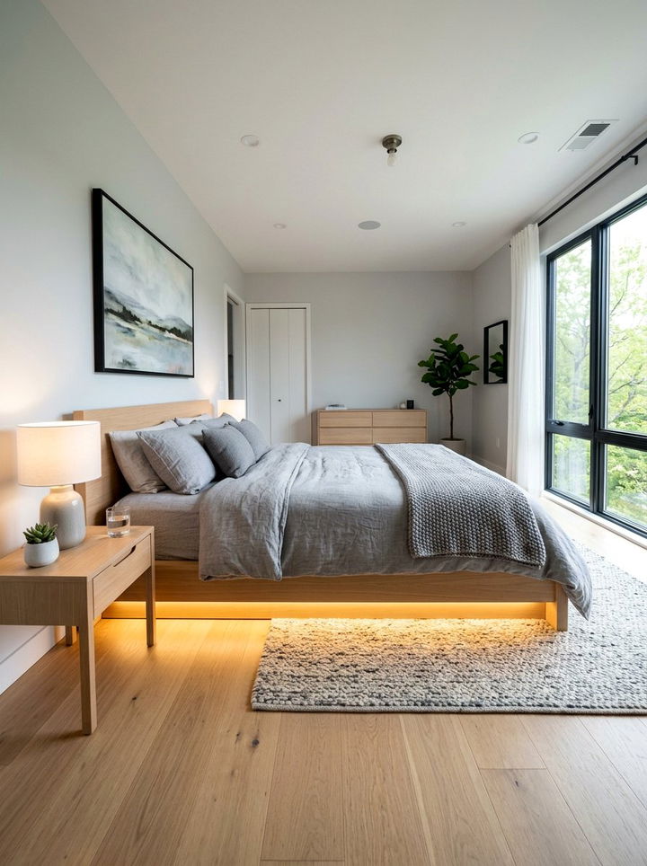 Under Bed LED - 30 bedroom LED lighting ideas