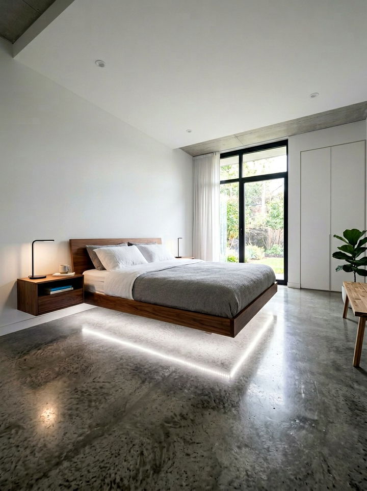 Under Bed Lighting - 30 bedroom accent lighting ideas