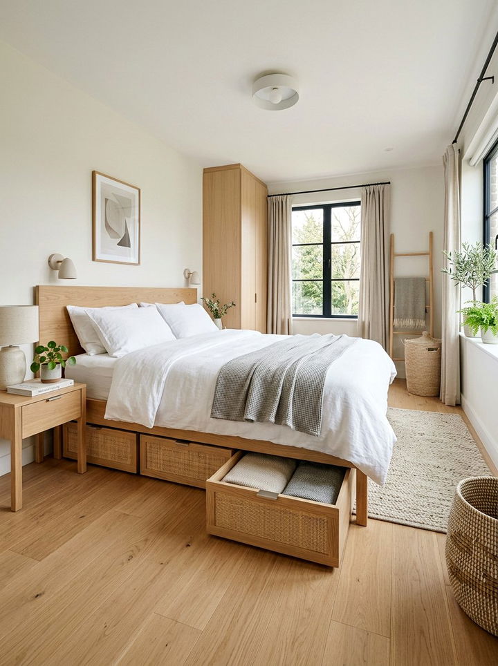 Under Bed Storage Box - 30 bedroom storage tips