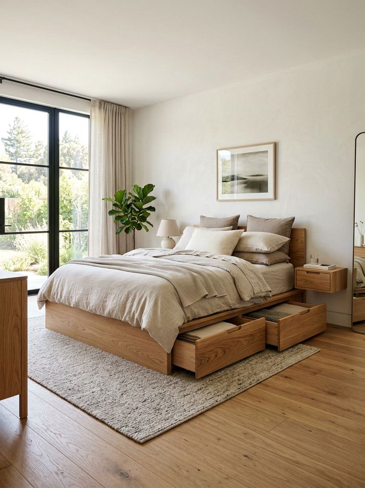 Under Bed Storage Drawers - 30 bedroom hidden storage ideas