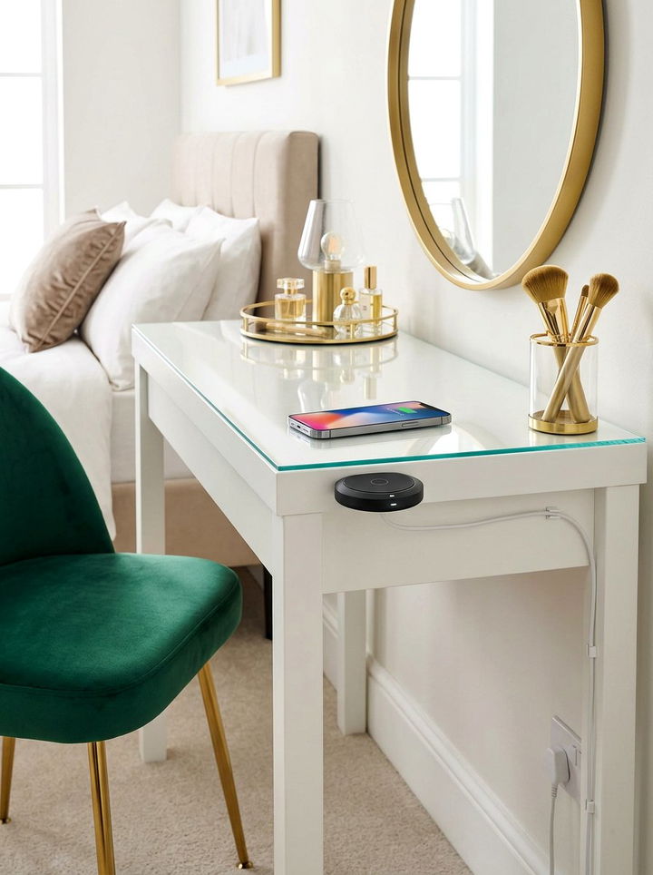 Under Desk Charger Mount - 30 bedroom phone chargers