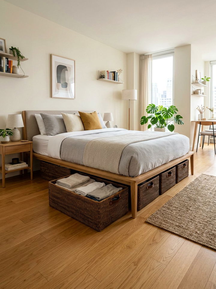 Under bed laundry storage - 30 bedroom laundry baskets