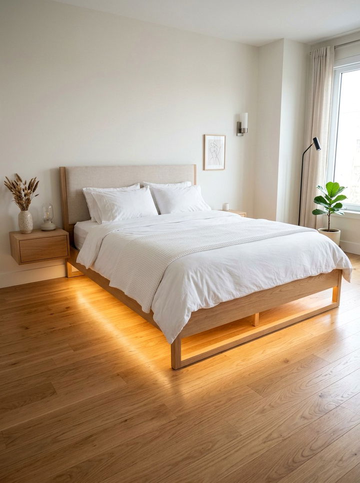 Under bed lighting - 30 bedroom led strip lights ideas