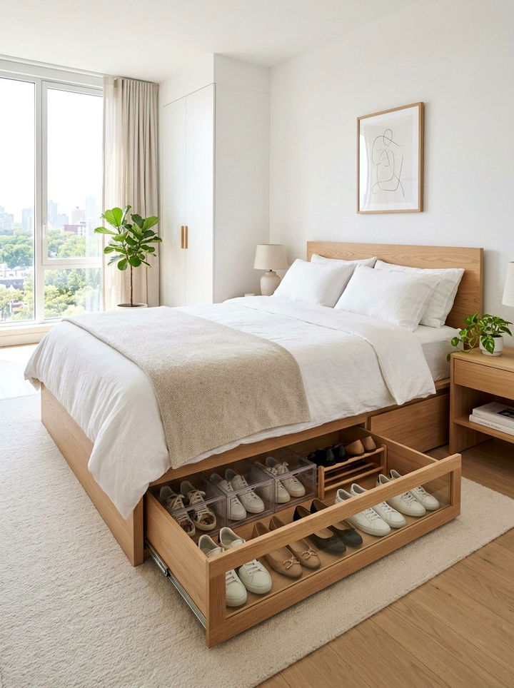 Underbed Storage Drawer - 30 bedroom collection display ideas