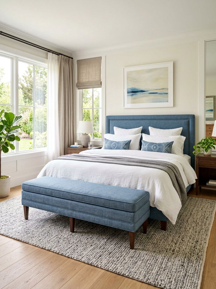 Upholstered End Of Bed Bench - 30 bedroom conversation starter ideas