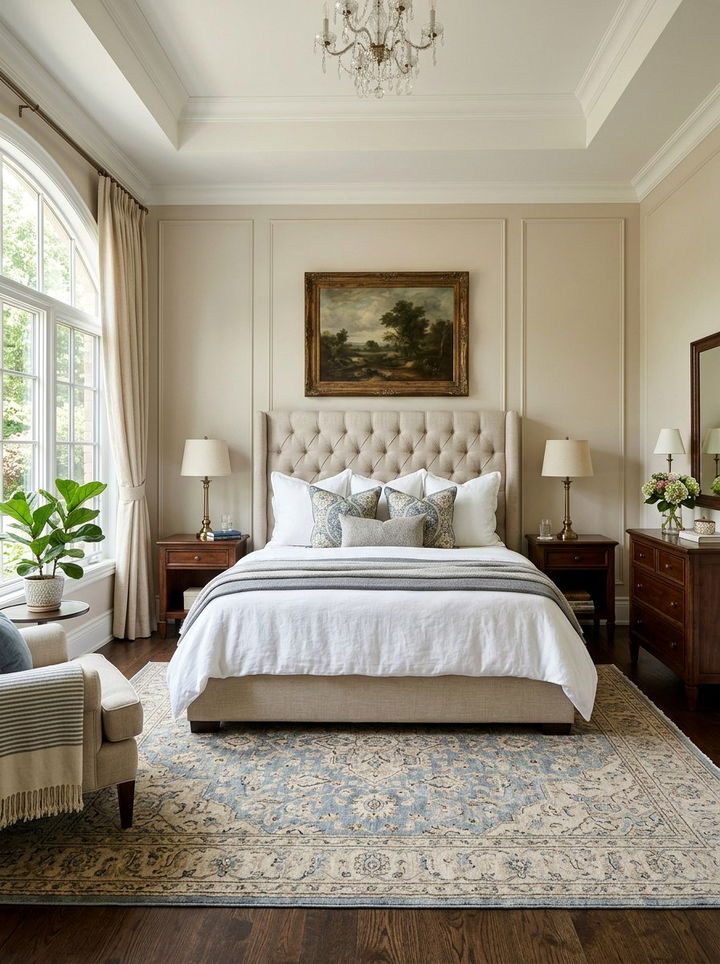 Upholstered Headboard - 30 bedroom refresh ideas