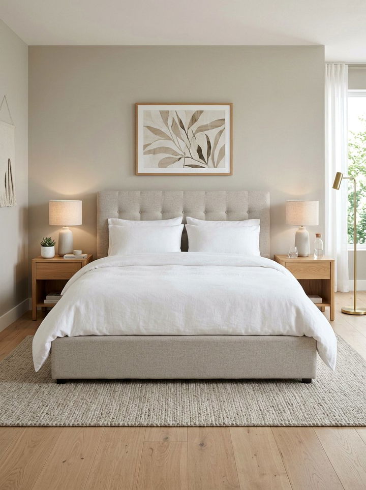 Upholstered platform bed - 30 bedroom bed frames