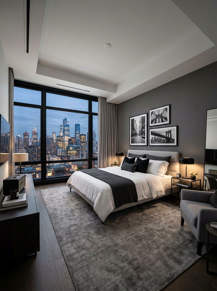Urban Master Bedroom - 30 large bedroom ideas