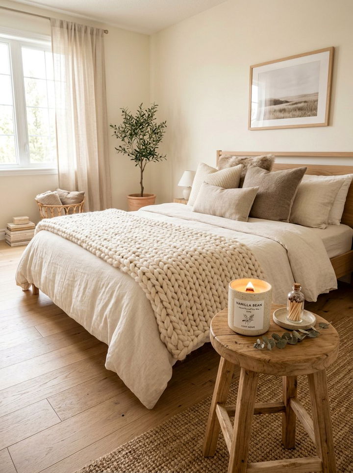 Vanilla Bean Candle - 30 bedroom scented candles