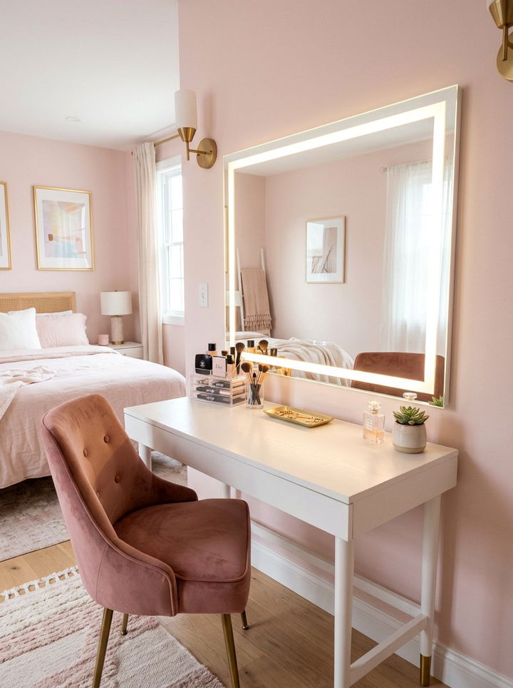 Vanity Mirror Lighting - 30 bedroom LED lighting ideas