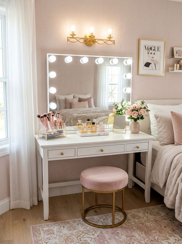 Vanity mirror light - 30 bedroom task lighting ideas
