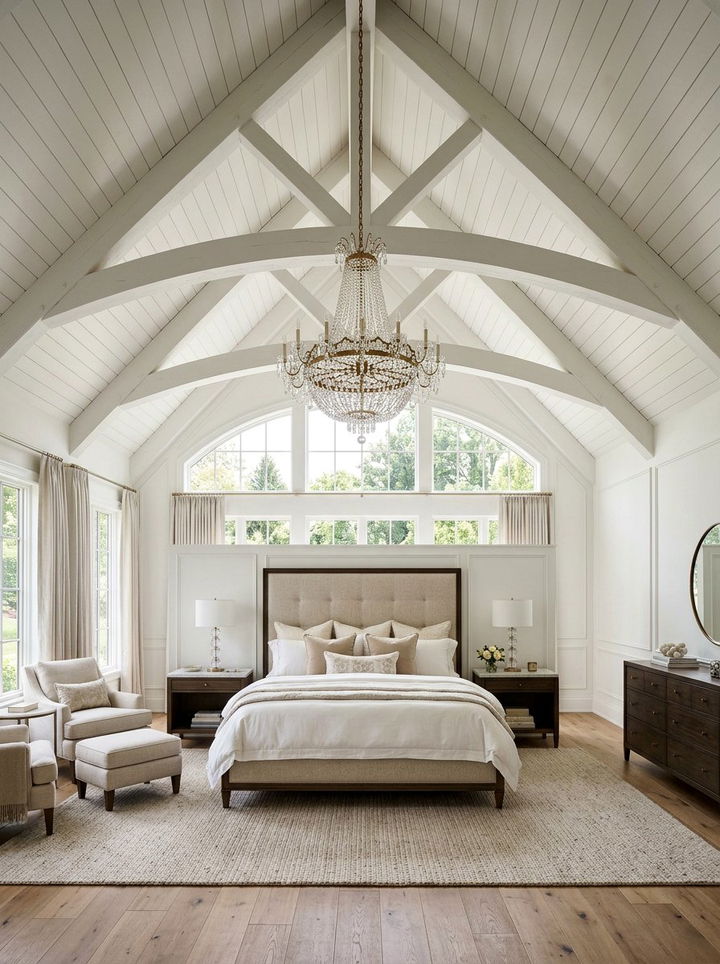 Vaulted Ceiling - 30 bedroom ceiling ideas