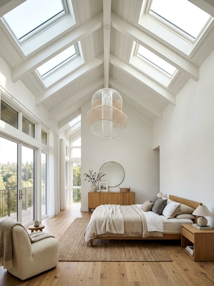 Vaulted Ceiling - 30 bedroom ceiling design ideas