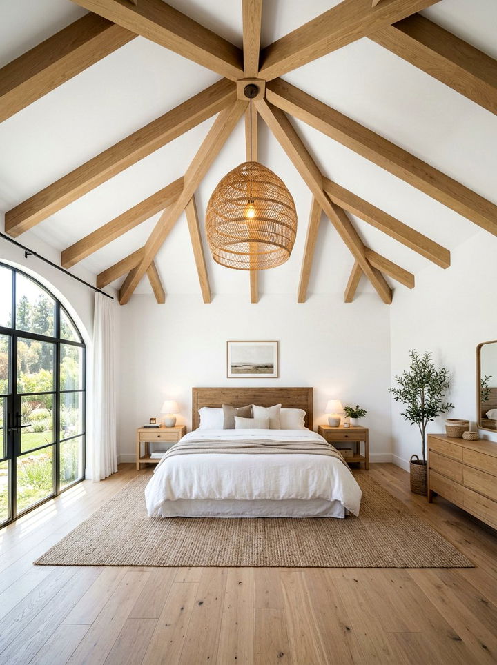 Vaulted Ceiling Bedroom - 30 California casual bedroom ideas