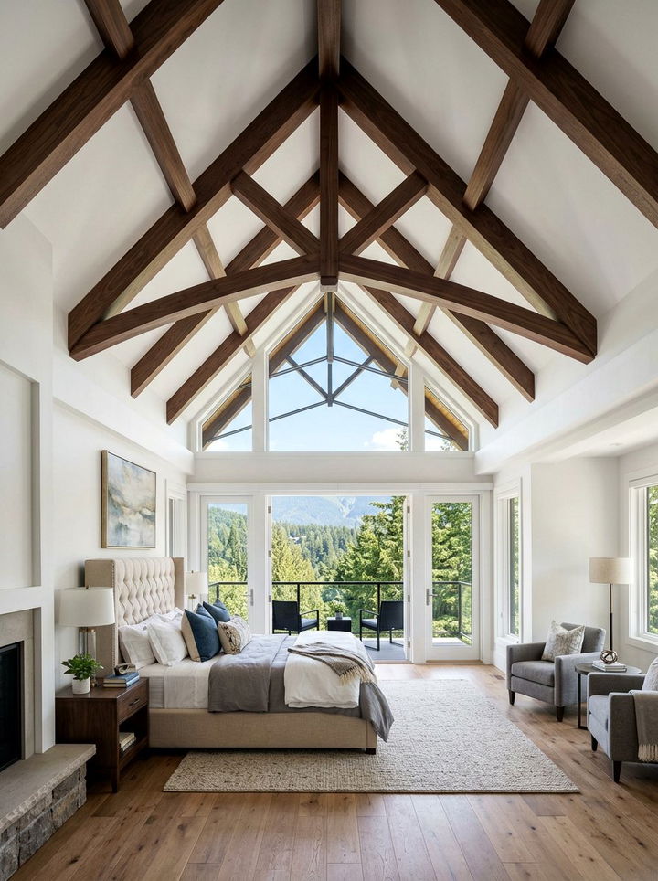 30 High Ceiling Bedroom Ideas to Maximize Vertical Space