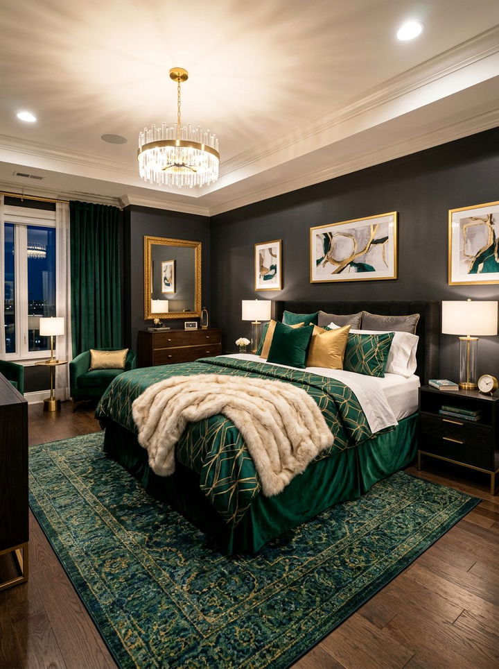 Velvet Bed Skirt - 30 bedroom dust ruffles