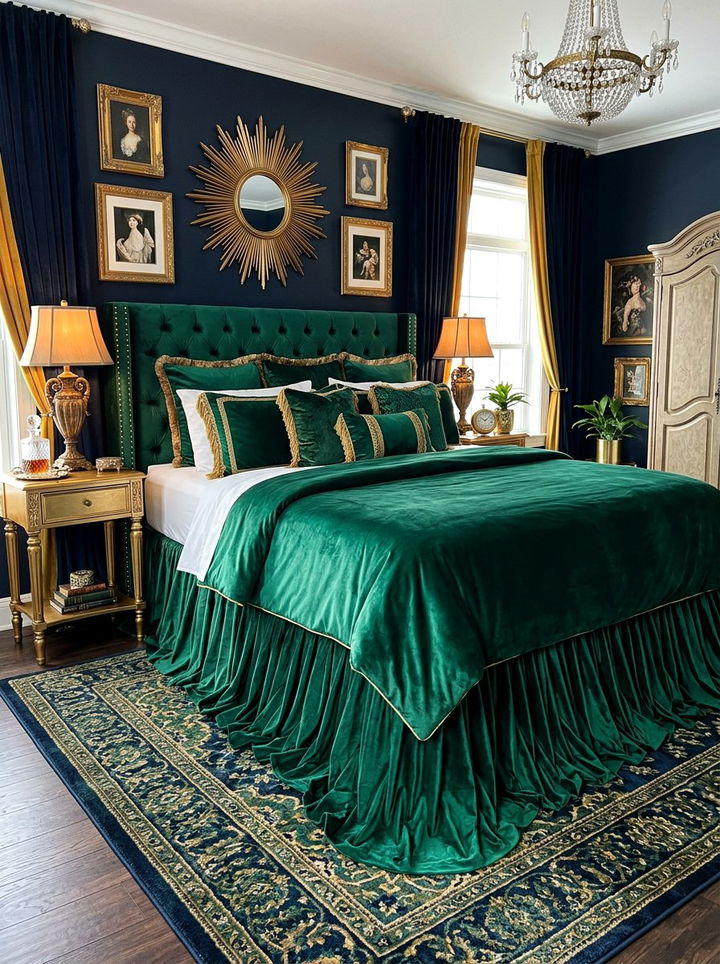 Velvet Bed Skirt - 30 bedroom bed skirts