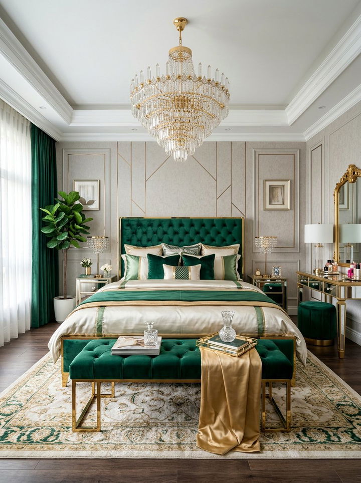 Velvet Bedroom Bench - 30 bedroom benches