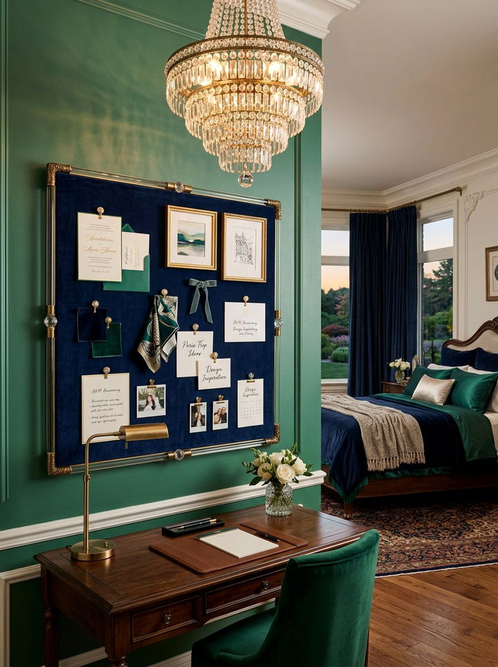 Velvet Bulletin Board - 30 bedroom bulletin boards