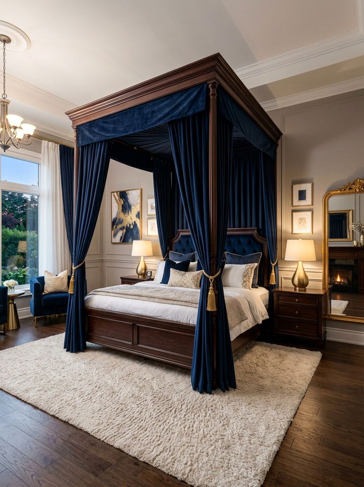 Velvet Canopy Celebrity Bedroom - 30 celebrity bedroom ideas