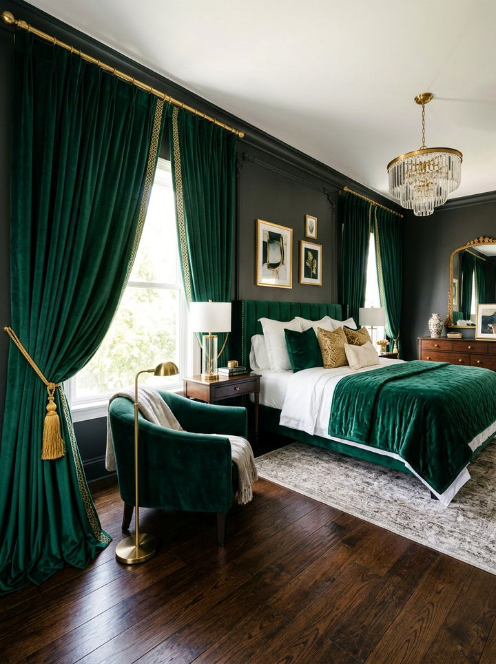 Velvet Curtain Bedroom Window - 30 bedroom window ideas