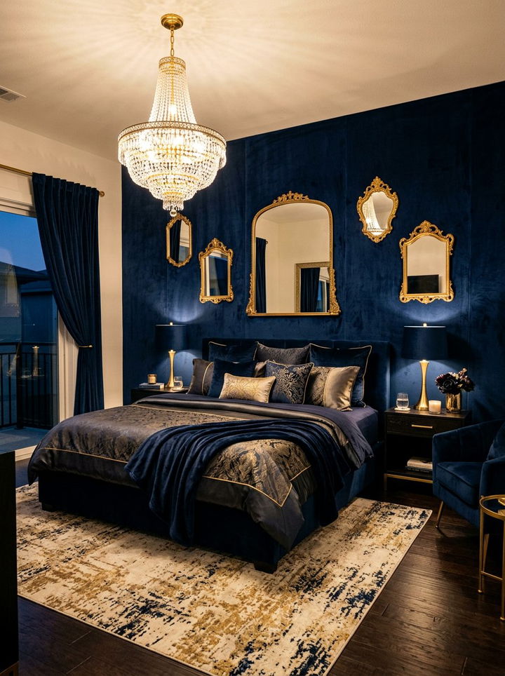 Velvet Fabric Wall - 30 bedroom wall texture ideas
