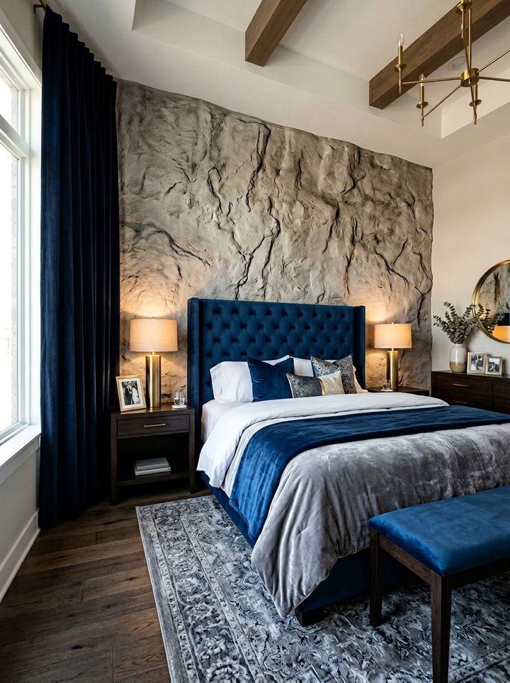 Velvet Rock Bedroom - 30 rock and roll bedroom ideas