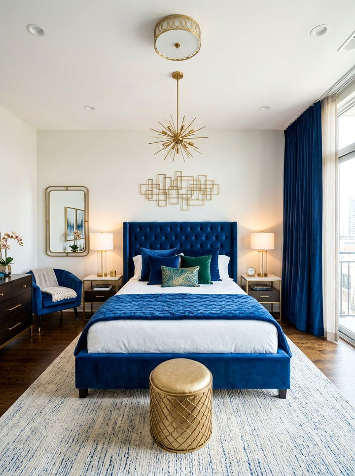 Velvet Texture Bedroom - 30 full size bedroom ideas