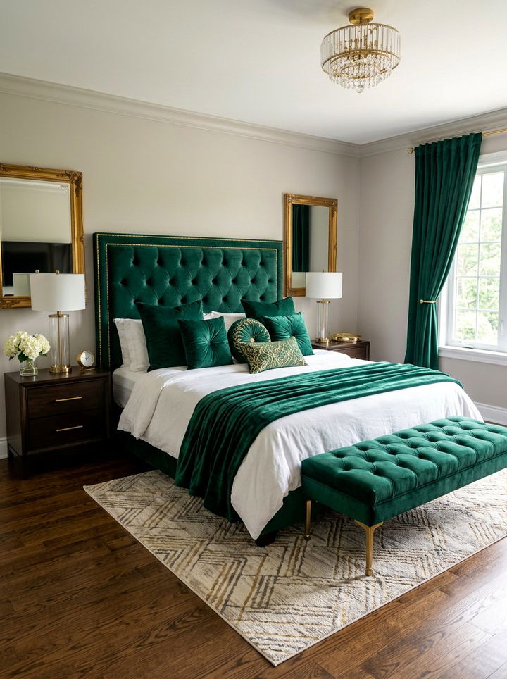 Velvet Texture Bedroom - 30 instant bedroom ideas