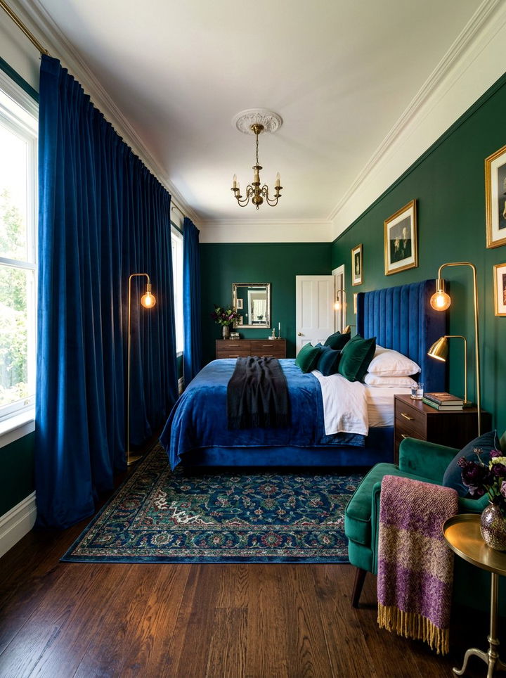 Velvet Textured Bedroom - 30 bedroom inspiration boards