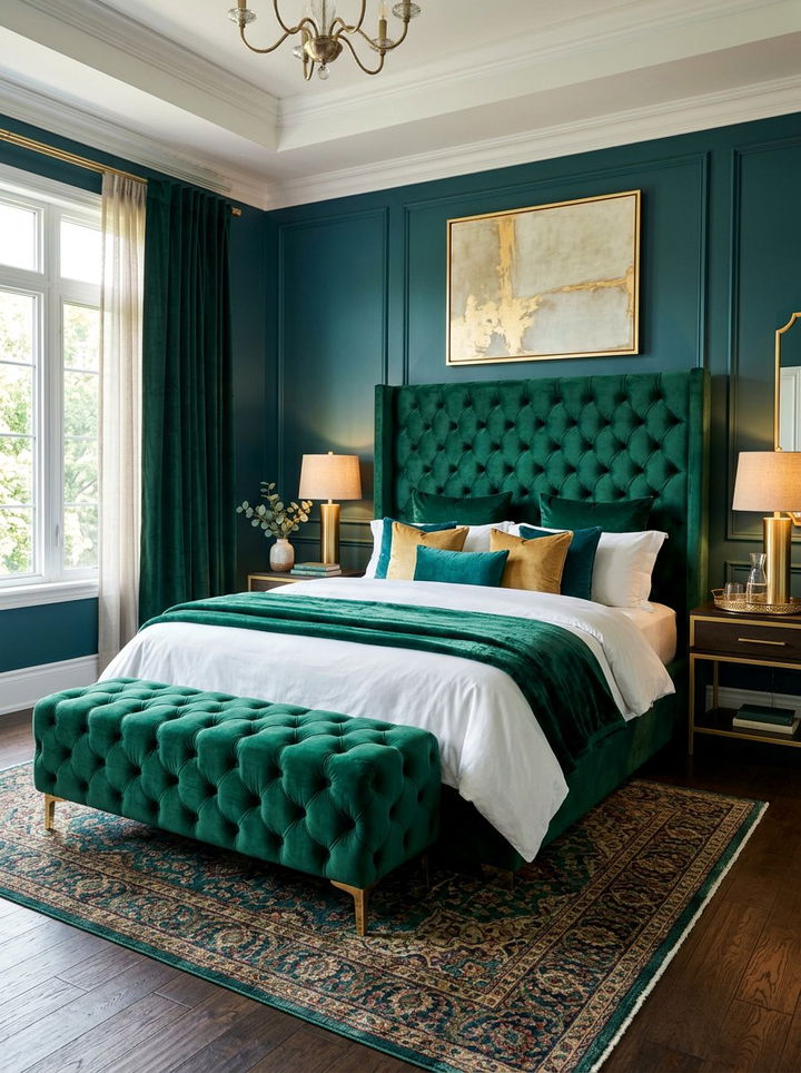 Velvet Tufted Bedroom Set - 30 bedroom sets