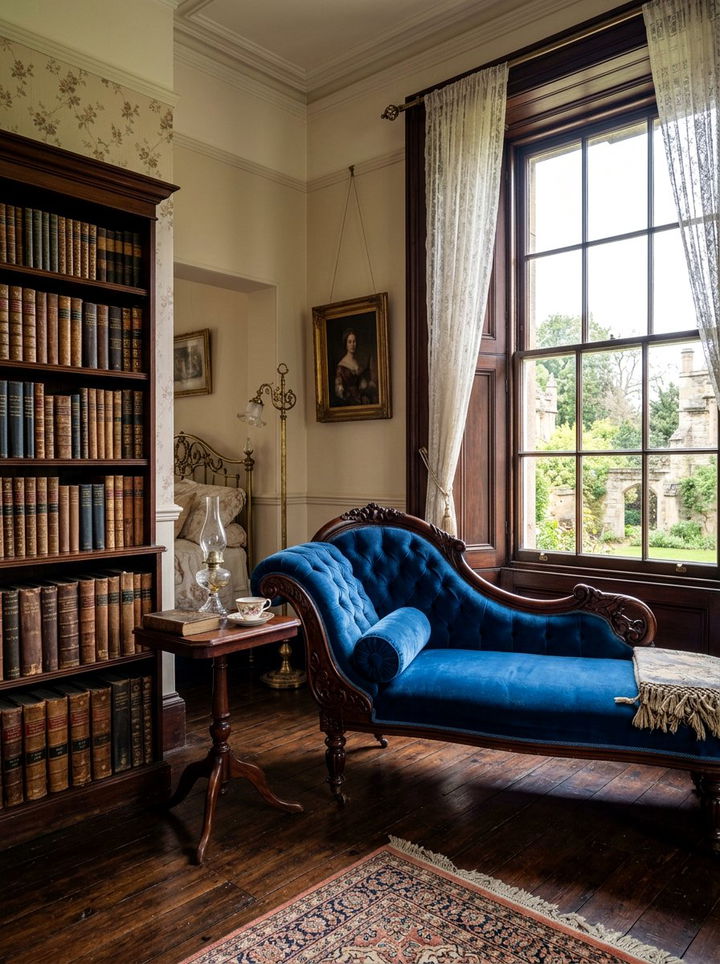 Velvet Victorian furniture - 30 Victorian bedroom ideas