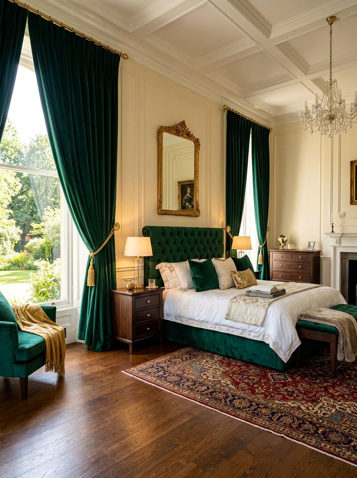 Velvet drapes - 30 bedroom window treatments