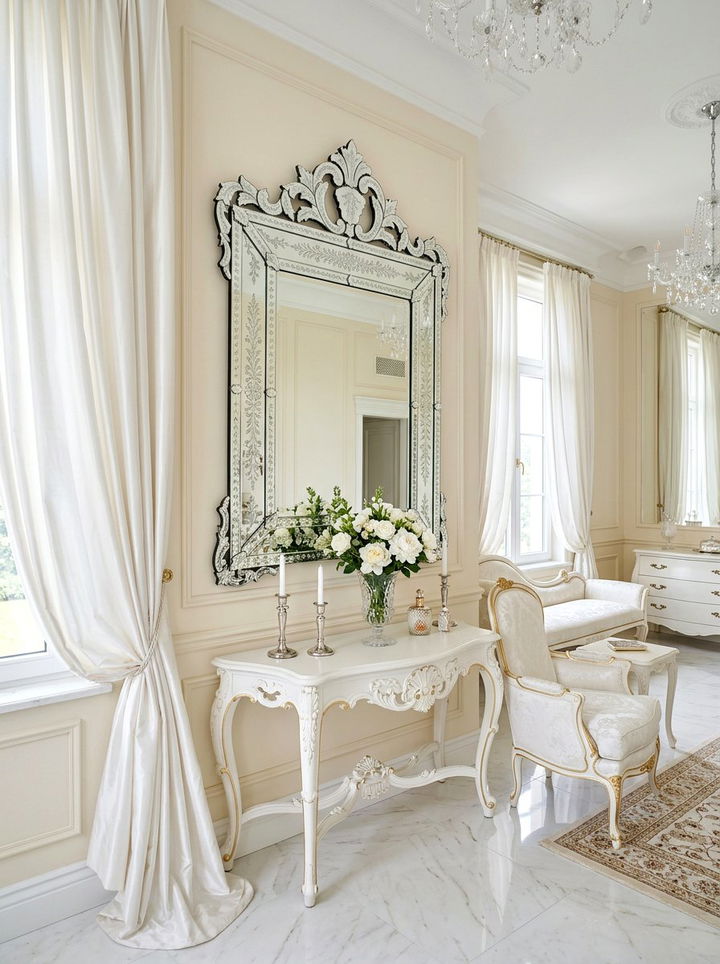 Venetian Etched Mirror - 30 bedroom decorative mirrors