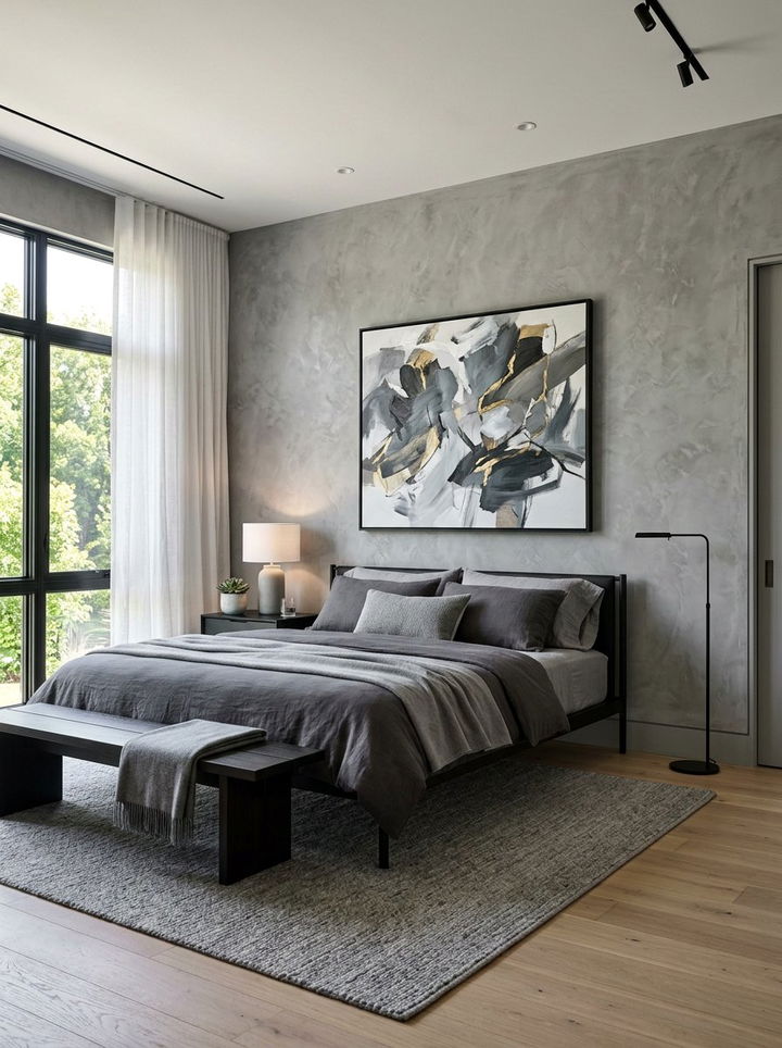 Venetian Plaster Bedroom - 30 bedroom textured walls