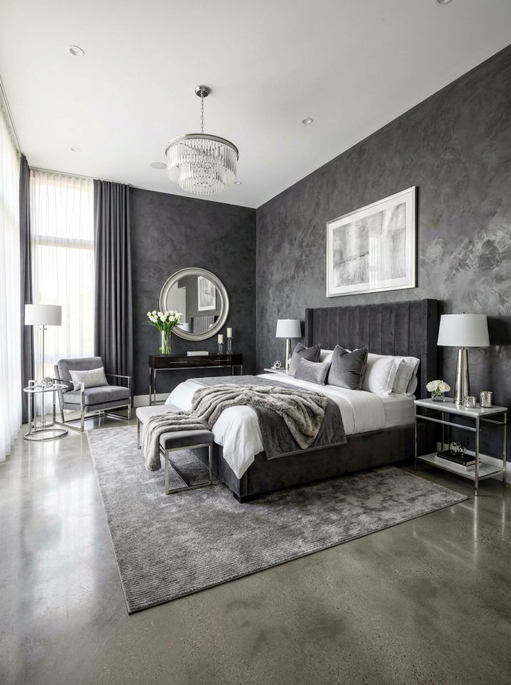 Venetian Plaster - 30 bedroom wall texture ideas