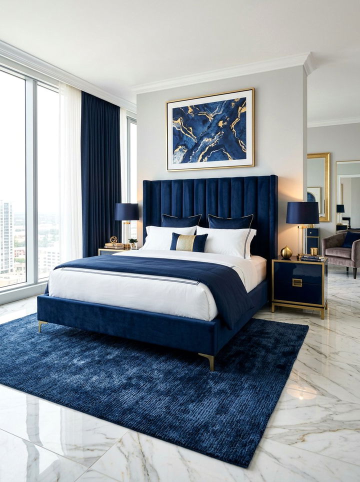 Vertical Channel Tufted Panel Bed - 30 bedroom panel beds