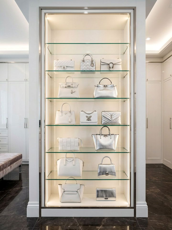 Vertical Floor To Ceiling Niche - 30 bedroom wall niches