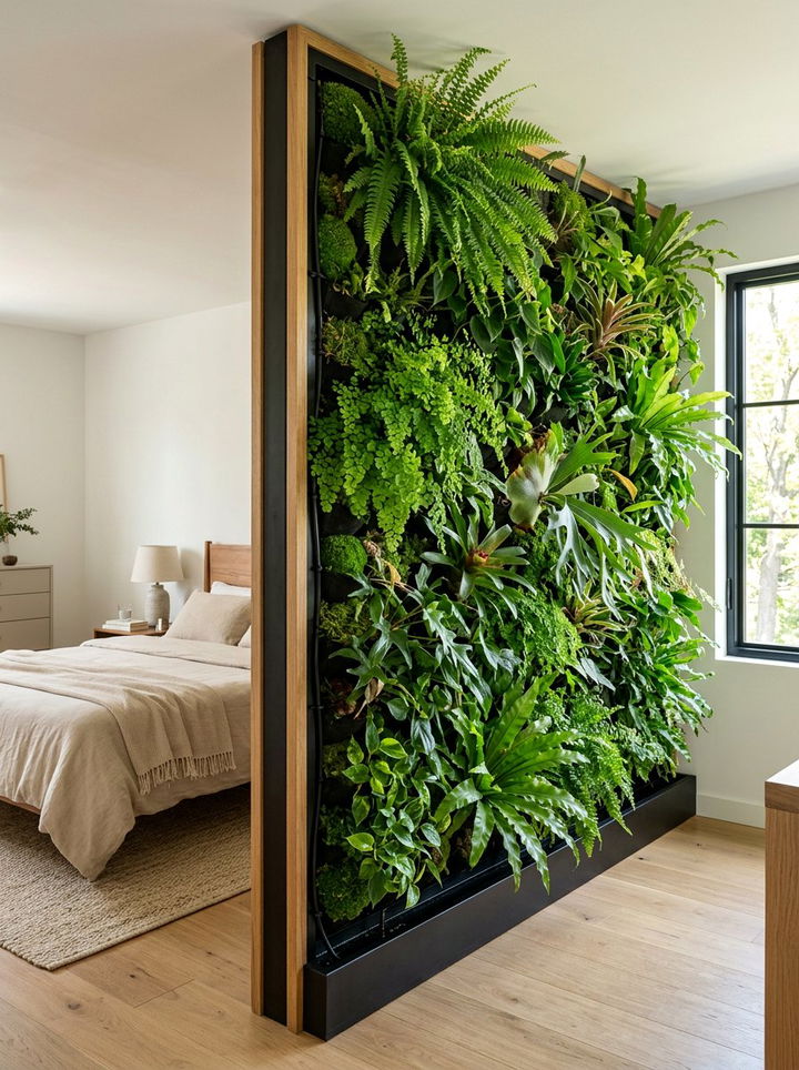Vertical Garden Wall - 30 bedroom room dividers