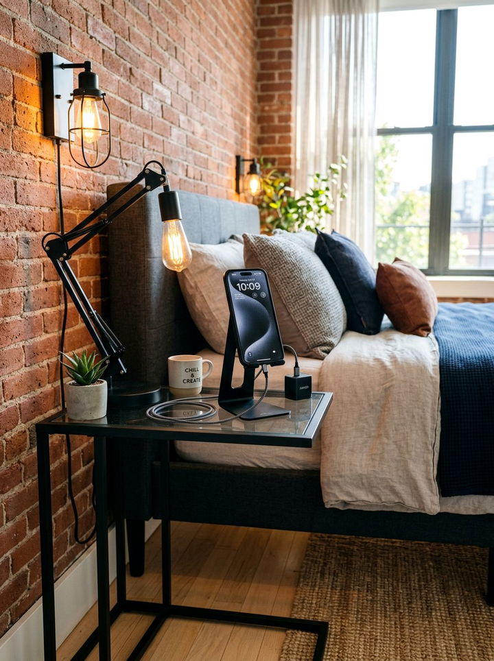 Vertical Phone Stand - 30 bedroom phone chargers