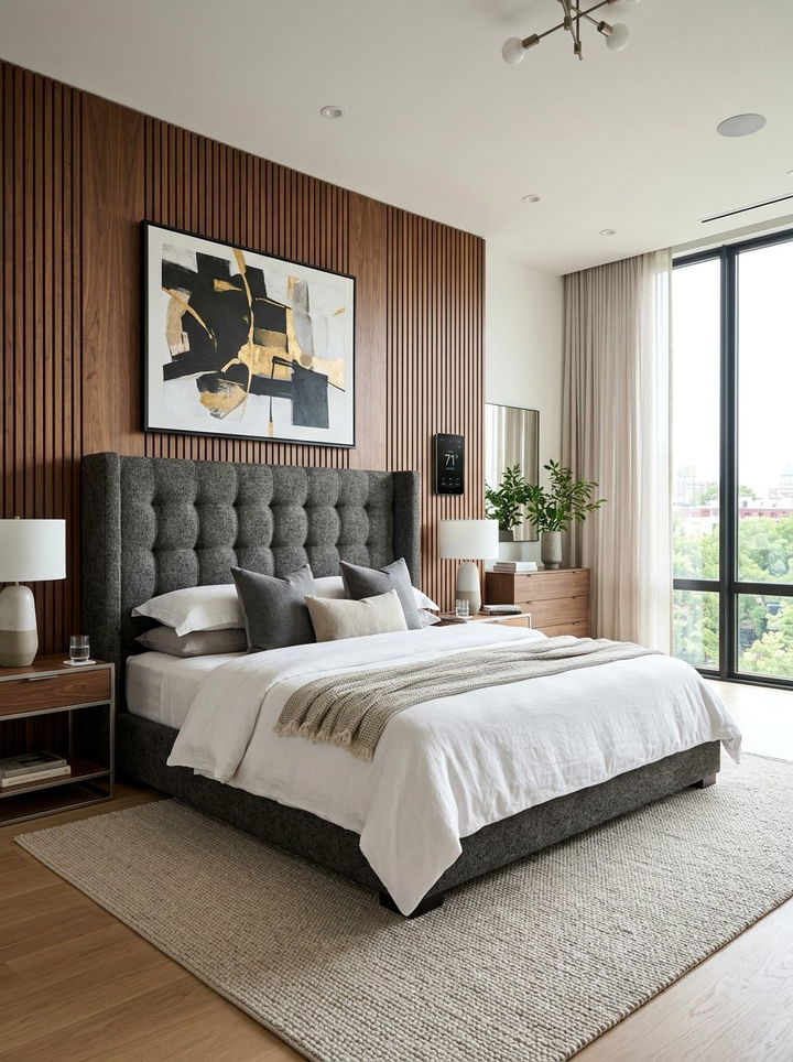 Vertical Touchscreen Thermostat - 30 bedroom thermostats