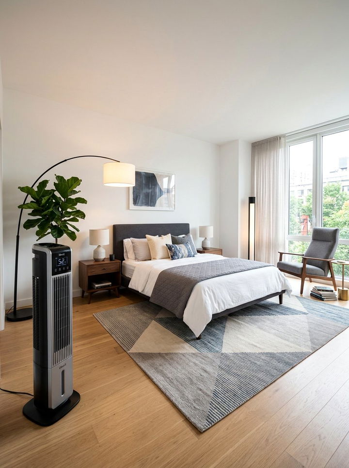 Vertical Tower Humidifier - 30 bedroom humidifiers