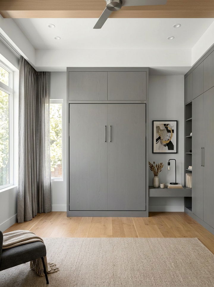 Vertical Wall Bed - 30 bedroom wall bed ideas