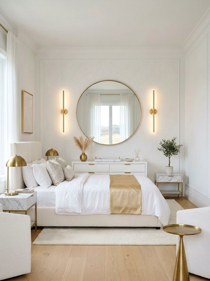 Vertical Wall Sconce - 30 bedroom accent lighting ideas