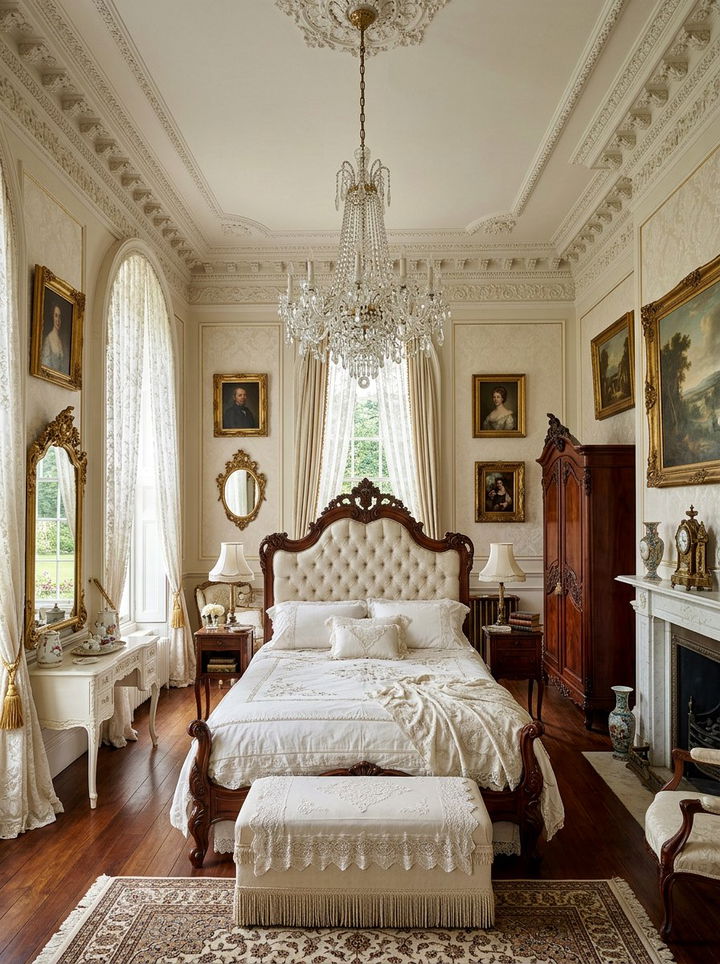 Victorian Antique White Bedroom - 30 antique white bedroom ideas
