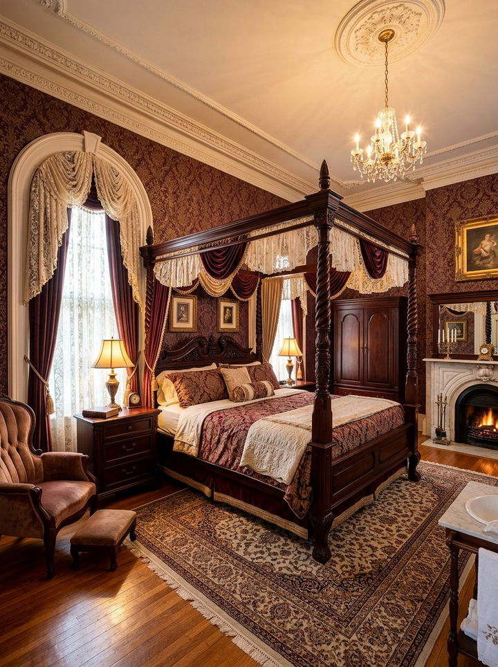 Victorian Bedroom - 30 bedroom room settings