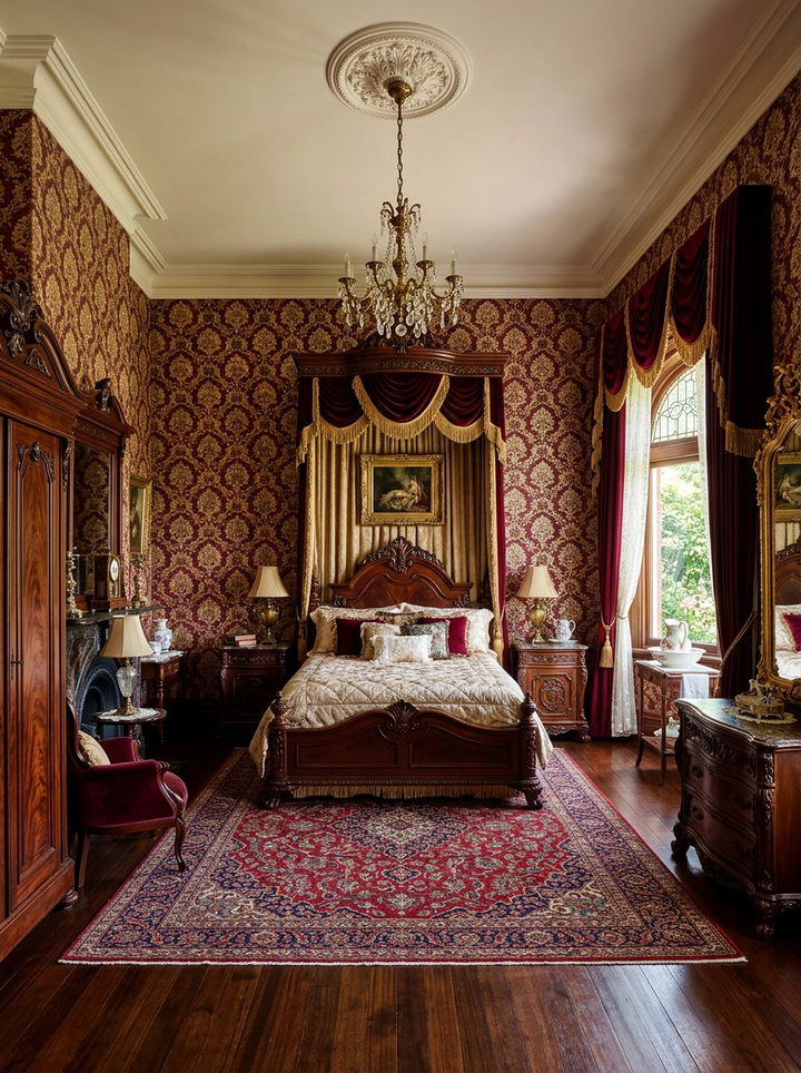 Victorian Floral Wallpaper - 30 bedroom floral wallpapers