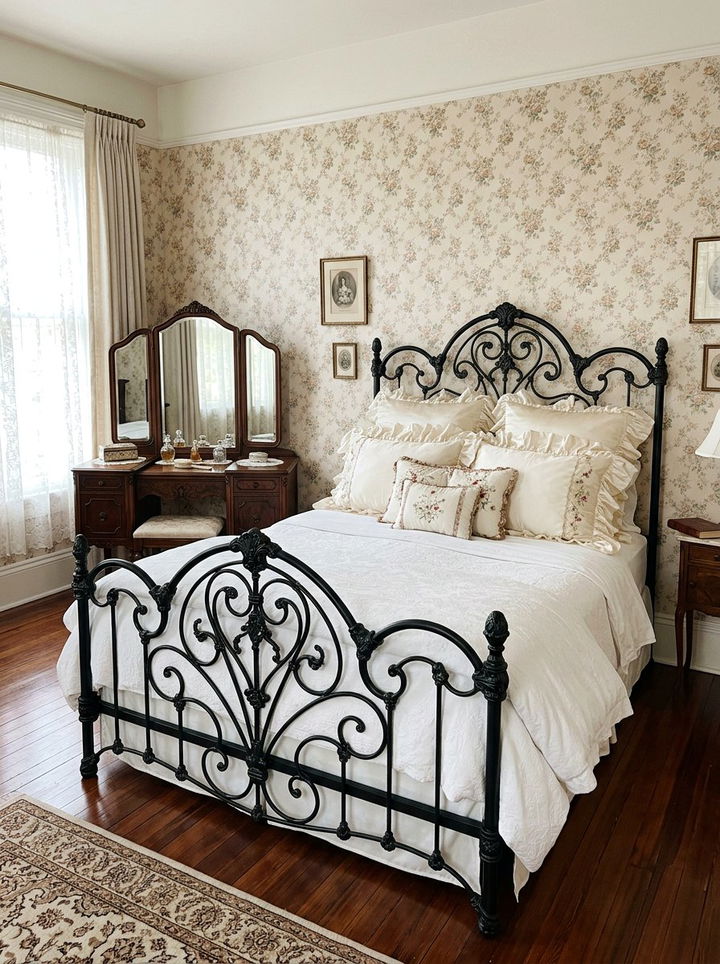 Victorian Iron Bed Frame - 30 bedroom iron beds