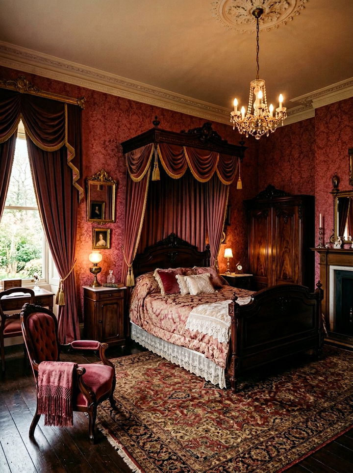 Victorian Rose Bedroom - 30 rose bedroom ideas