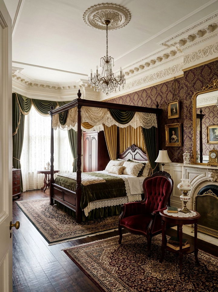 Victorian Style Details - 30 shabby chic bedroom ideas